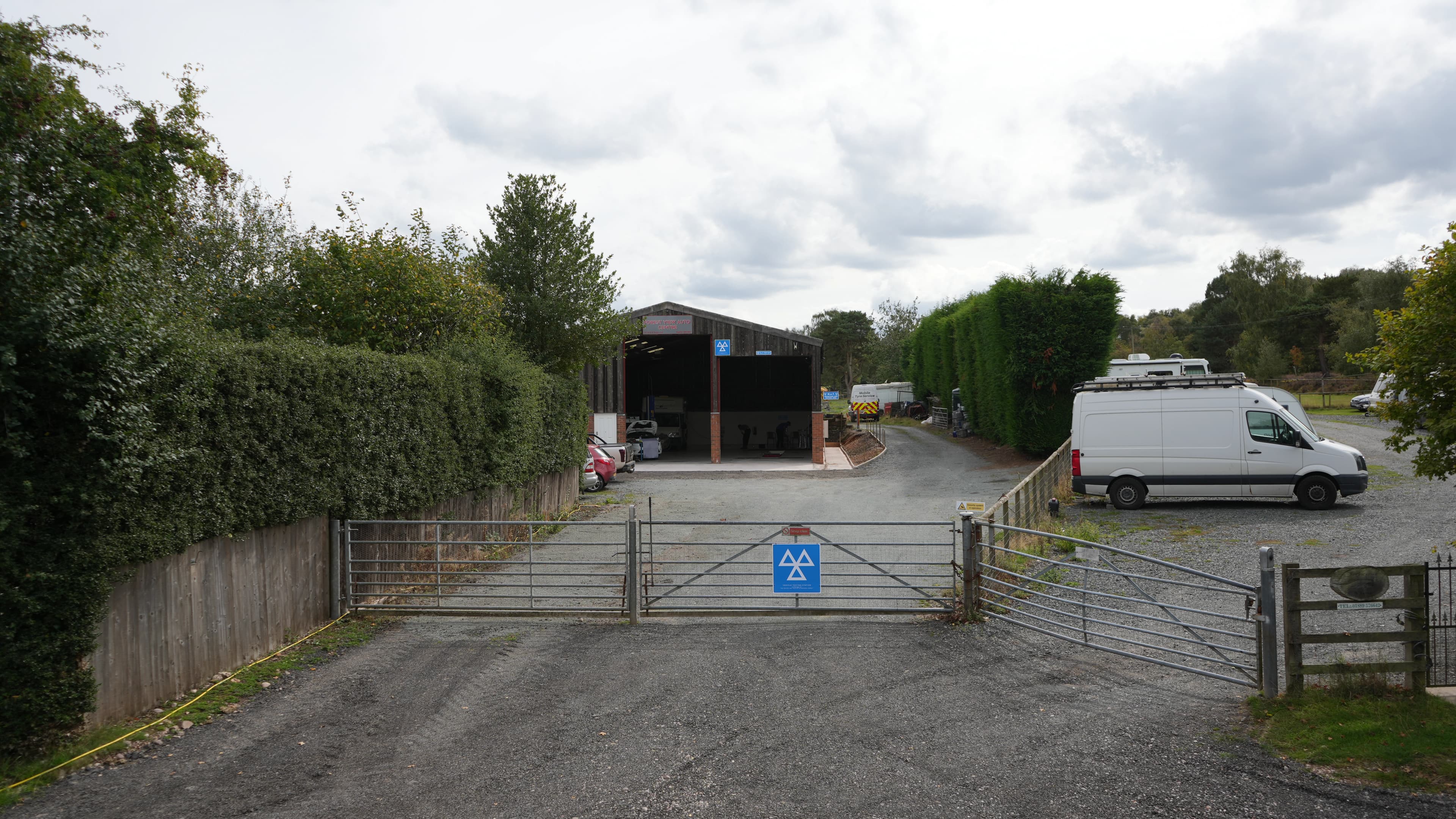 Garage front